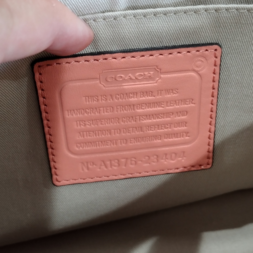 Coach Legacy Perforated Leather Cross body Bag - Picture 10 of 17